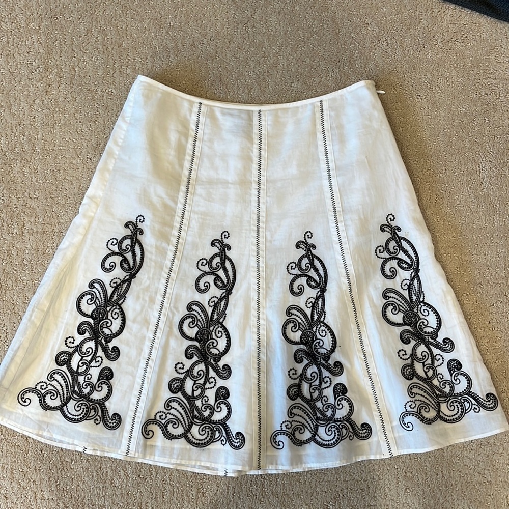 Ann Taylor Embroidered Skirt